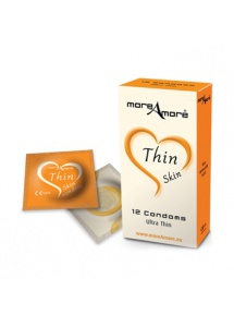 SexShop - Cieniutkie prezerwatywy Condom Thin Skin - online