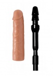 Dick Stick Posuwisty wibrator na drążku Thrusting AF565 - Dick Stick Retractable dildo on a stick - Black