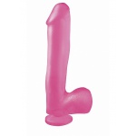 SexShop - Dildo realistyczne z przyssawką - PIPEDREAM Basix Rubber Works 10" Dong with Suction Cup - Różowy - online