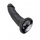Sexshop - King Cock Cock 6 Inch Czarny - Dildo realistyczne z przyssawką - 15 cm - online