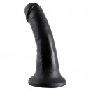 Sexshop - King Cock Cock 6 Inch Czarny - Dildo realistyczne z przyssawką - 15 cm - online