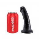 Sexshop - King Cock Cock 6 Inch Czarny - Dildo realistyczne z przyssawką - 15 cm - online