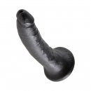 Sexshop - King Cock Cock 7 Inch Czarny - Dildo realistyczne z przyssawką - 18 cm - online