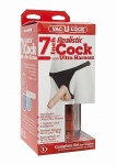 Vac-U-Lock Kompletny zestaw Strap-on z Dildo  - 7" Realistic Cock - With Ultra Harness - 1050-02-BX
