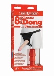 Vac-U-Lock Kompletny zestaw Strap-on z Dildo - 8" Classic Dong - With Ultra Harness - 1050-01-BX