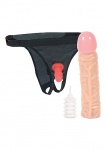 Vac-U-Lock Kompletny zestaw Strap-on z Dildo - 8" Classic Dong - With Ultra Harness - 1050-01-BX