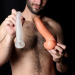 SexShop - Dildo z nakładką - Perfect Fit Real Boy Kit cieliste - online