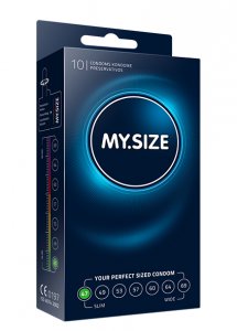 Sexshop - My Size Natural Latex Condom 47mm 10szt - Dopasowane prezerwatywy - online