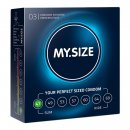 Sexshop - My Size Natural Latex Condom 47mm 3szt - Dopasowane prezerwatywy - online