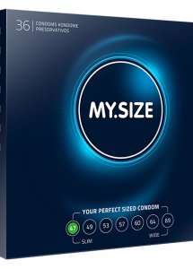 Sexshop - My Size Natural Latex Condom 47mm 36szt - Dopasowane prezerwatywy - online