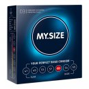 Sexshop - My Size Natural Latex Condom 60mm 3szt - Dopasowane prezerwatywy - online