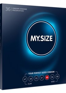 Sexshop - My Size Natural Latex Condom 60mm 36szt - Dopasowane prezerwatywy - online