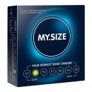 Sexshop - My Size Natural Latex Condom 49mm 3szt - Dopasowane prezerwatywy - online