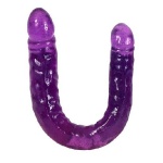 SexShop - Podwójne dildo przezroczyste -  Jelly Double Dong - online