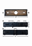 Drewniany zestaw Pręgierz BDSM Dyby - LB-FURN-SCH001 - Pillory Set