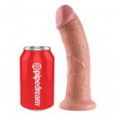 Sexshop - King Cock Cock 8 Inch Flesh - Duże dildo realistyczne z przyssawką - 21 cm - online