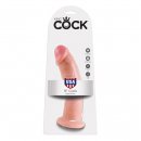 Sexshop - King Cock Cock 9 Inch Flesh - Duże dildo realistyczne z przyssawką - 23 cm - online