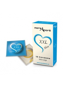 SexShop - Duże prezerwatywy Condom Skin na rozmiar członka XXL - online