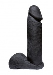 Duży Realistyczny Czarny Penis + Jądra  1016-09-BX Vac-U-Lock - CodeBlack - Realistic UR3 Cock - 8" Cock 