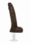 Realistyczny Penis 10" Vac-U-Lock - Jason Luv - 10 inch Ultraskyn Cock - Suction Cup B - Brązowy 8060-06-BX