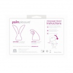 SexShop - Dwie nakładki na masażer - PalmPower PalmPleasure Wand Massager Attachment  - online