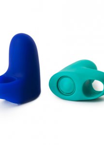 Sexshop - MOQQA Sails Finger Vibrator  Niebieski i Zielony - Dwie wibrujące nakładki na palce - online