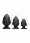 Elastyczny korek analny ŚREDNI - Silikon Silexpan- Squeezable Medium Anal Plug - AG329-MEDIUM