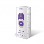 SexShop - Ergonomiczny króliczek masażer łechtaczki - The Rabbit Company The Lay-On Rabbit  Fioletowy - online