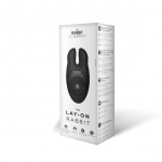 SexShop - Ergonomiczny króliczek masażer łechtaczki - The Rabbit Company The Lay-On Rabbit  Czarny - online