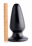 Gigantor XXXL Stożkowy korek analny - czarny AF837 - Gigantor XXXL Tapered Butt Plug - Black