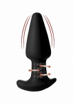 Gyro R 10X Zdalnie sterowany masażer prostaty - CzarnyAG276 - Gyro I 10X Curved Rimming Plug with RC - Black