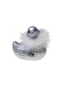 SexShop - I Rub My Duckie - Najsłynniejszy wododporny stymulator kaczuszka Elegantka srebrna podróżna - online
