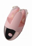 Innowacyjny Masażer wibracyjny z obrotem - Vibrassage Caress - Różowy  AF939