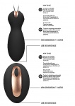 Jajeczko wibrujące KULKI DO MIĘŚNI KEGLA Purity - Dual Vibrating Toy - Purity - Black