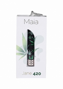 Podręczny Mini wibrator Jane - Liście marihuany MA17-005-LF