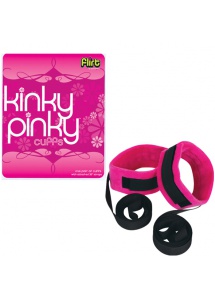 SexShop - Kajdanki z materiału - Kinky Pinky Cuffs - online
