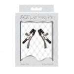 SexShop - Klasyczne szczypce do sutek - Sexperiments Nipple Clips  - online