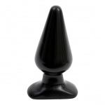 SexShop - Klasyczny duży plug analny - Classic Butt Plug Large Czarny - online