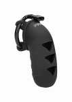 KLATKA EREKCYJNA Model 08 - Chastity - 4.2 inch - Model 08 - Chastity - 4.2 inch - Silicone Cock Cage - Black