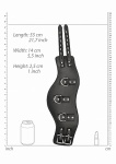 KOŁNIEŻ obroża na szyję BDSM - Heavy Duty Padded Posture Collar - Black
