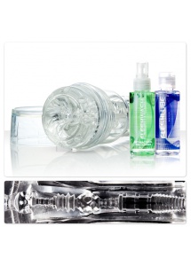 SexShop - Kompaktowy 3-częściowy zestaw do masturbacji - Fleshlight GO Value Pack Torque Krystaliczny - online