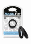 Zestaw Pierścieni na penisa Xact-Fit Cockring 2-pak w rozmiarze # 10 - czarny CR-73B - #10 Xact-Fit Cockring 2-Pack - Black