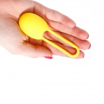 SexShop - Kulka do ćwiczeń mięśni Kegla - Tickler Vibes Trainer Toyfriend Single Żółty - online