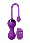 KULKI do ćwiczenia mięśni Kegla + MONITOR ZEGAREK - Kegel Egg - Purple