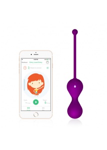 SexShop - Kulki Kegla sterowane aplikacją - Magic Motion Smart Kegel Master Balls Purple  - online