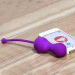 SexShop - Kulki Kegla sterowane aplikacją - Magic Motion Smart Kegel Master Balls Purple  - online