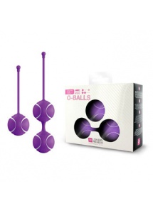 SexShop - Kulki orgazmowe LoversPremium - O-Balls Set 2 zestawy fioletowy - online