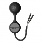 SexShop - Kulki waginalne do elektrostymulacji - ElectraStim Lula Silicone Noir Kegel Excersisor  - online