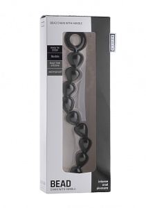 ŁAŃCUSZEK korale ANALNE - Bead Chain - Black