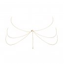 Sexshop - Bijoux Indiscrets Magnifique 8 Body Chain Złoty - Łańcuszek ozdobny - online